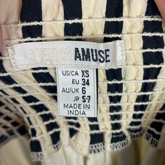 Revolve Amuse Society Night Out Wide Leg High Rise Tie Waist Pant Size XS Boho - Picture 9 of 12